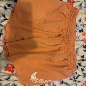 Nike Women's Athletic Shorts in Peach